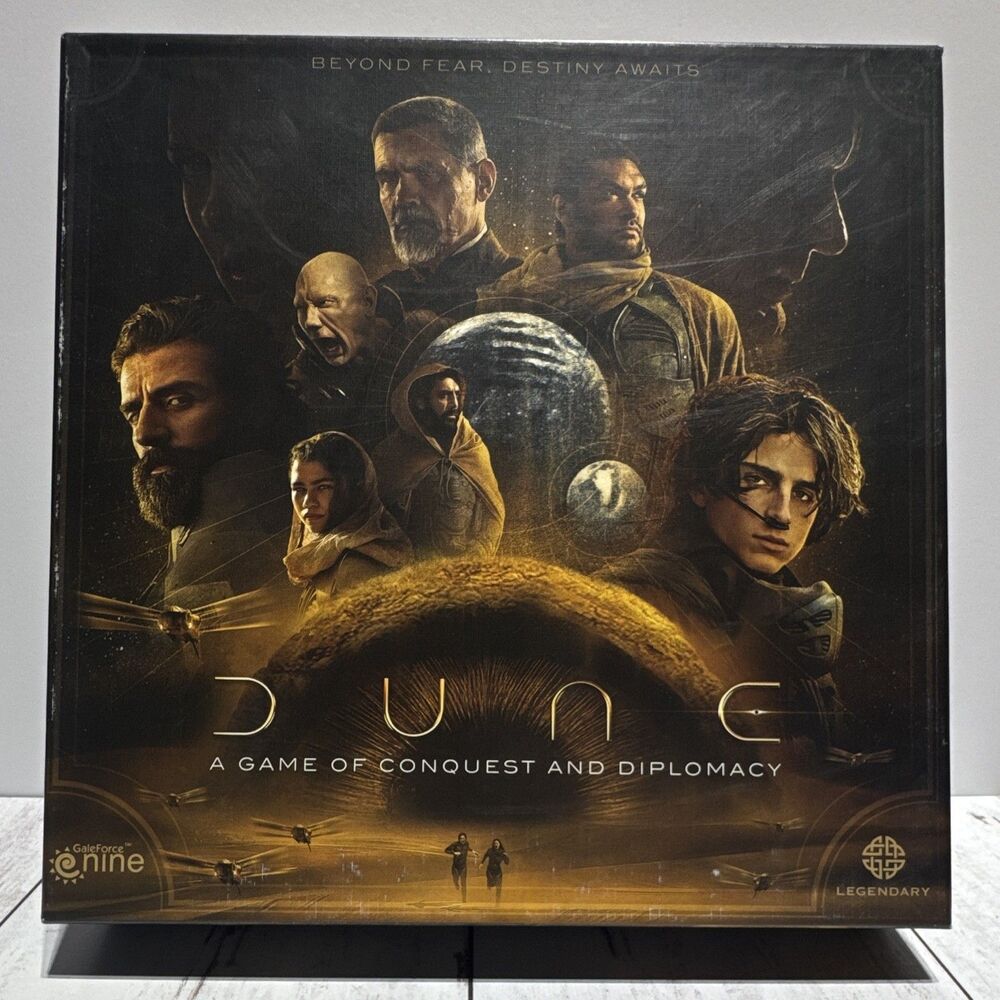 Gale Force Nine Dune: Conquest & Diplomacy Board Game 2P Ages 12+ Dice